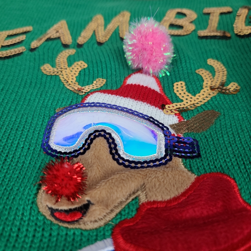 Fun Holiday Pullover Tunic Christmas Sweater - Picture 6 of 11
